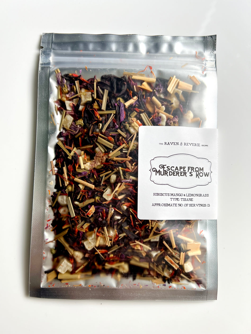 Escape From Murderers Row - hibiscus, mango, and lemongrass herbal loose leaf tea