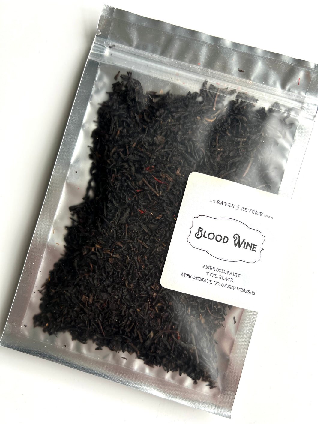 Blood Wine - ambrosia fruit black loose leaf tea