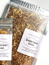 Load image into Gallery viewer, Radio Lady Gaga - strawberry, peaches &amp; citrus green rooibos loose leaf tea
