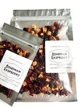 Load image into Gallery viewer, Bohemian Raspberry - tart and juicy raspberry herbal loose leaf tea
