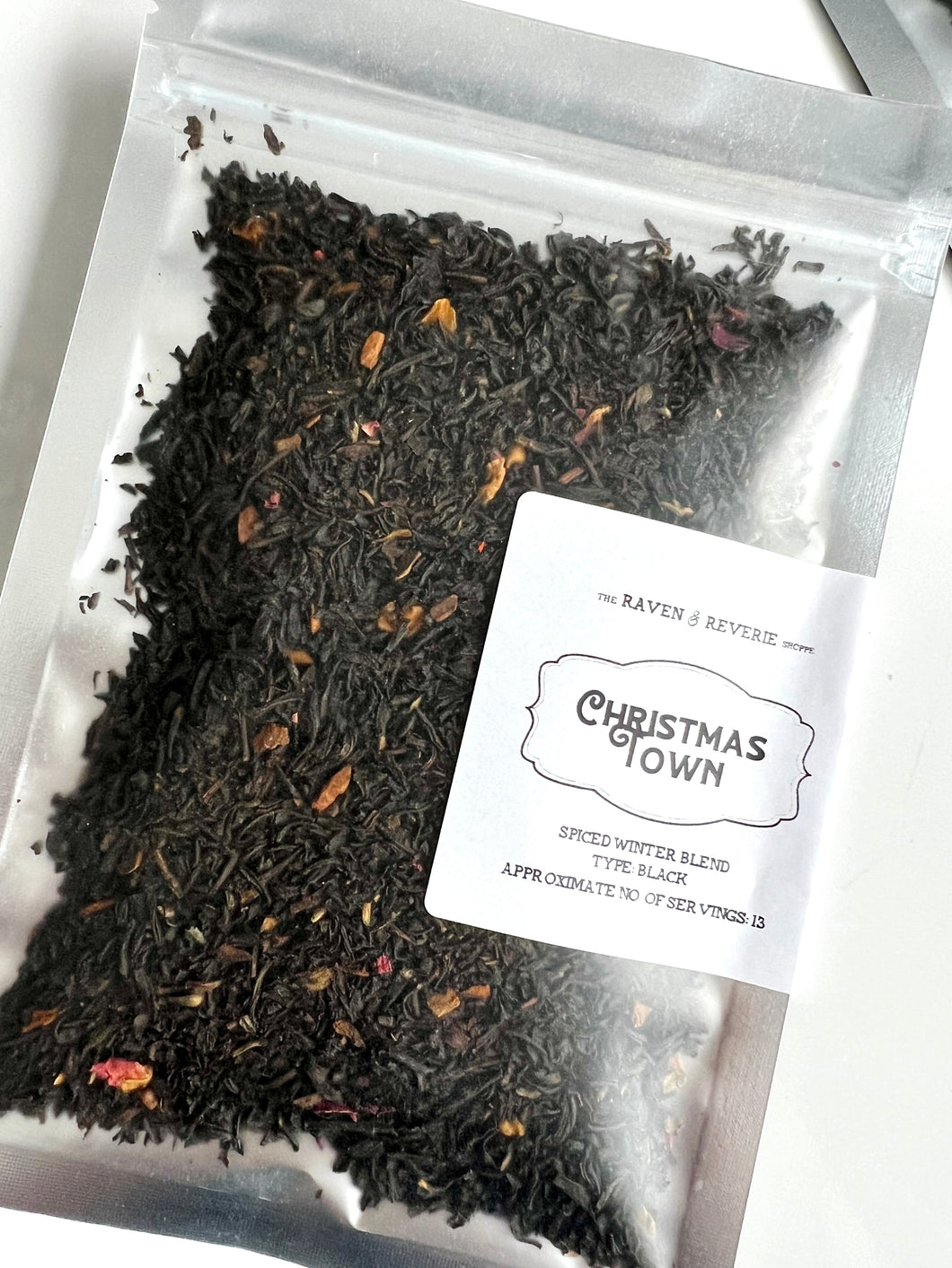 Christmas Town - spiced winter blend black loose leaf tea