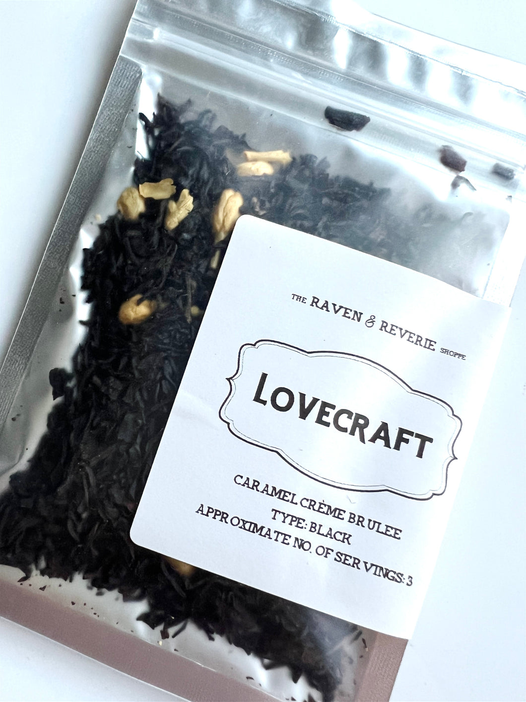 Lovecraft - caramel crème brûlée black loose leaf tea