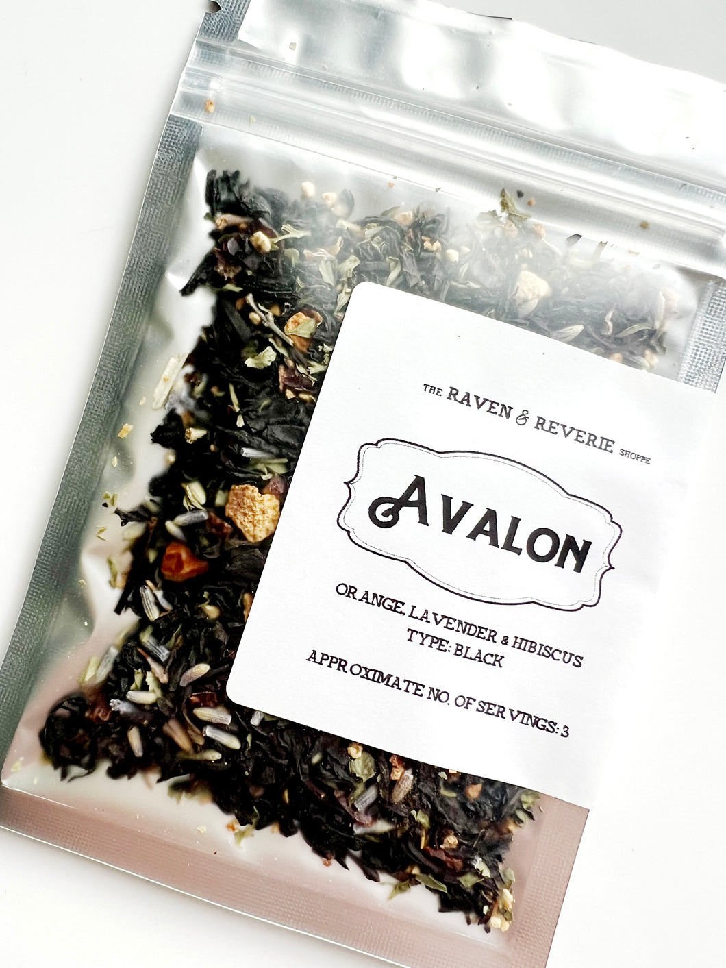 Avalon - orange, lavender and hibiscus black loose leaf tea