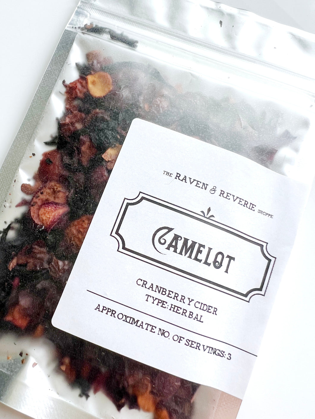 Camelot - cranberry cider herbal/tisane loose leaf tea