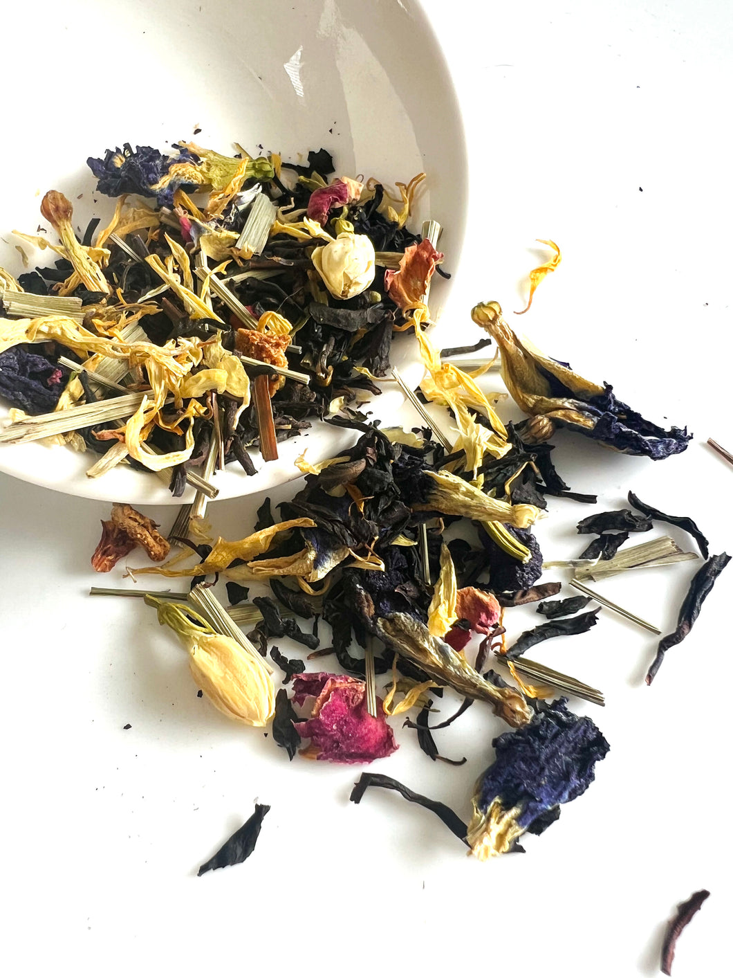 Beltane - floral, raspberry & lemongrass black loose leaf tea