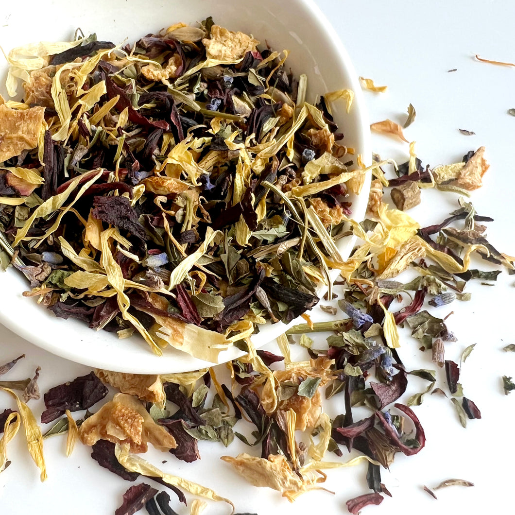Norma Jean - lemon balm, lavender & passion flowers herbal and rooibos tea