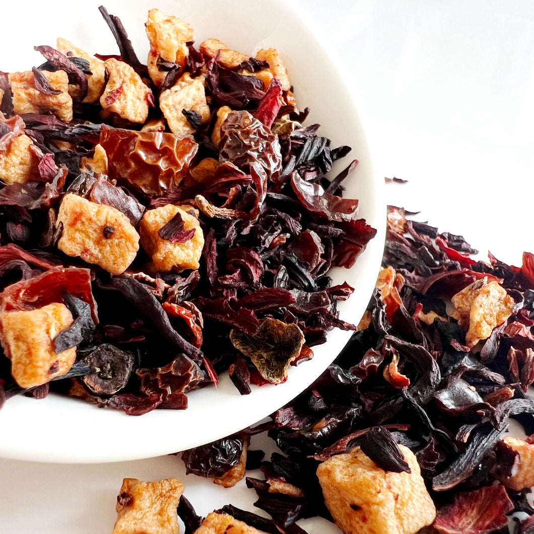 Rockabilly - wild cherry and apple tisane herbal loose leaf tea