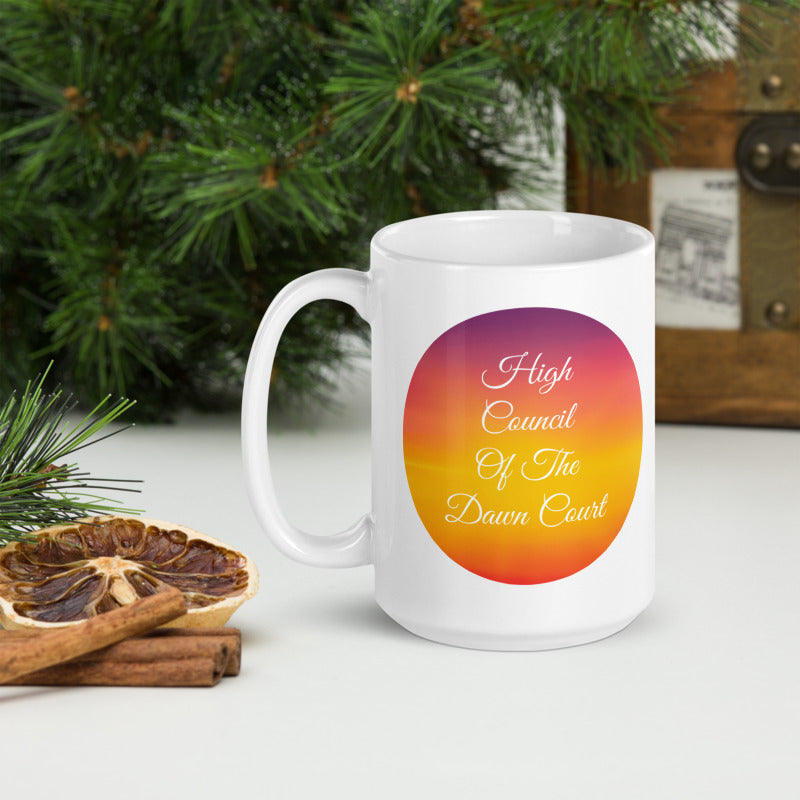 ACOTAR Court placement coffee mugs - 15oz, microwave & dishwasher safe