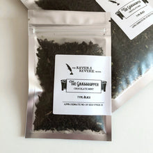 Load image into Gallery viewer, the Grasshopper - chocolate mint black tea blend
