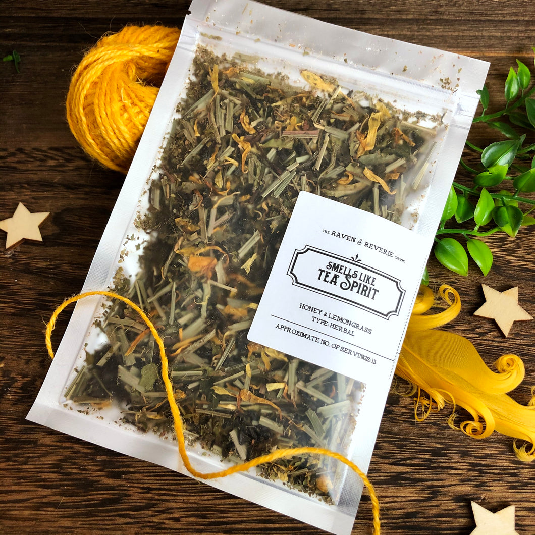 Smells Like Tea Spirit - honey and lemongrass herbal loose leaf blend