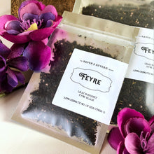 Load image into Gallery viewer, Feyre - lilac bouquet black loose leaf tea blend
