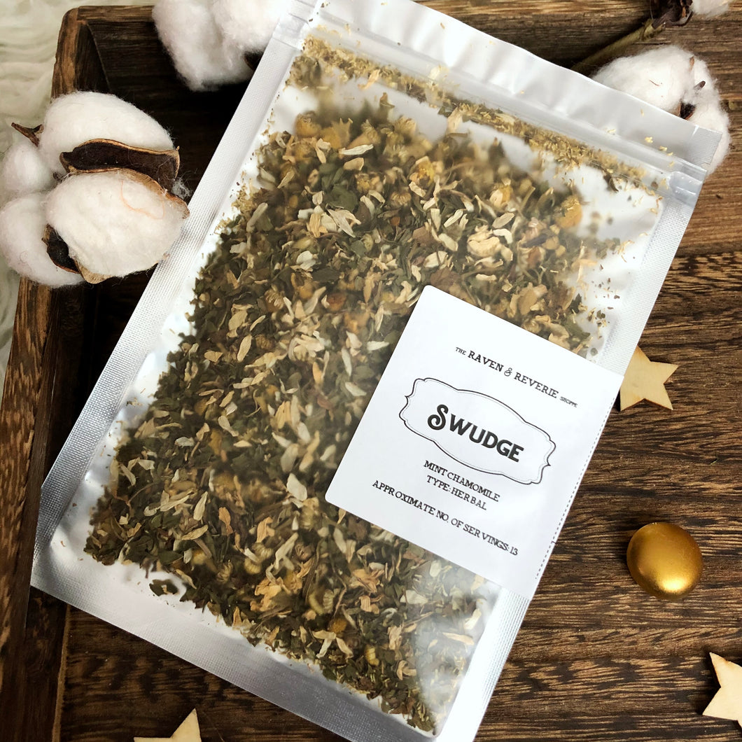 Swudge - mint chamomile herbal tea