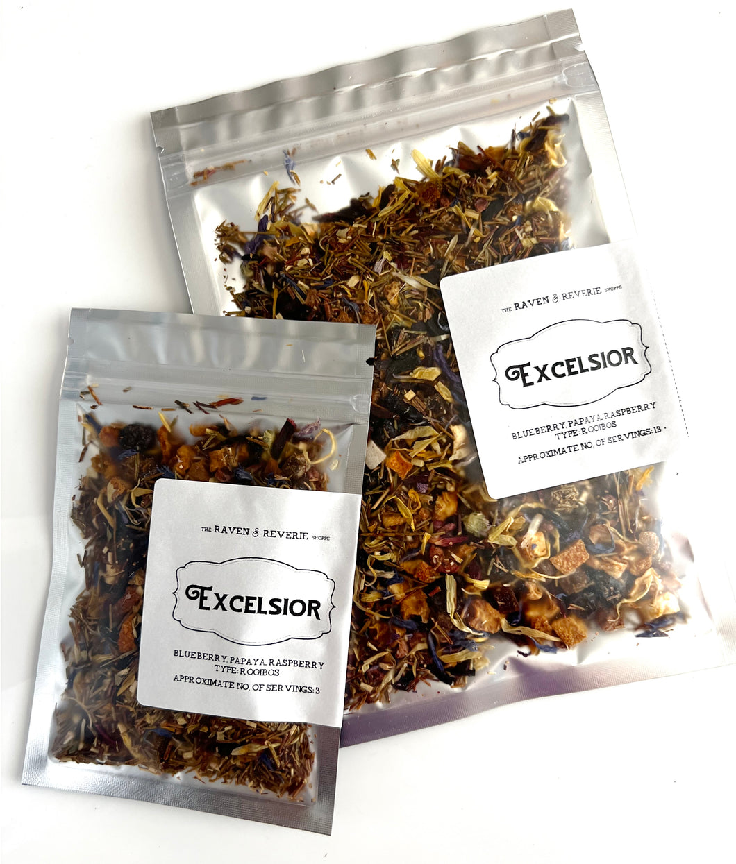 Excelsior - blueberry, papaya, raspberry rooibos loose leaf tea