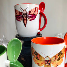 Load image into Gallery viewer, Death head moth spoon mugs
