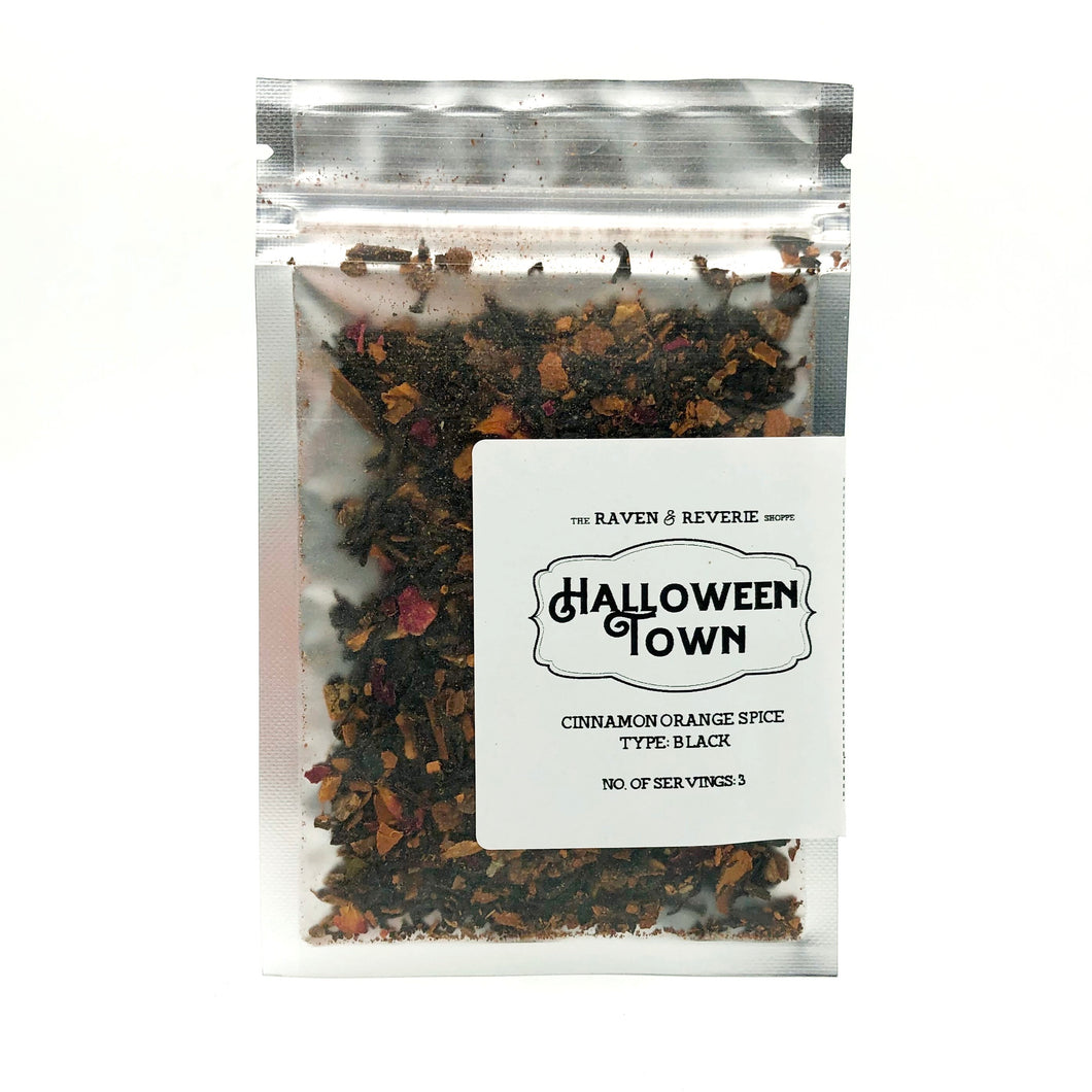 Halloweentown - cinnamon & orange autumnal spiced black loose leaf tea