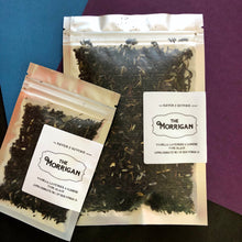 Load image into Gallery viewer, The Morrigan - vanilla lavender &amp; jasmine loose leaf black tea blend
