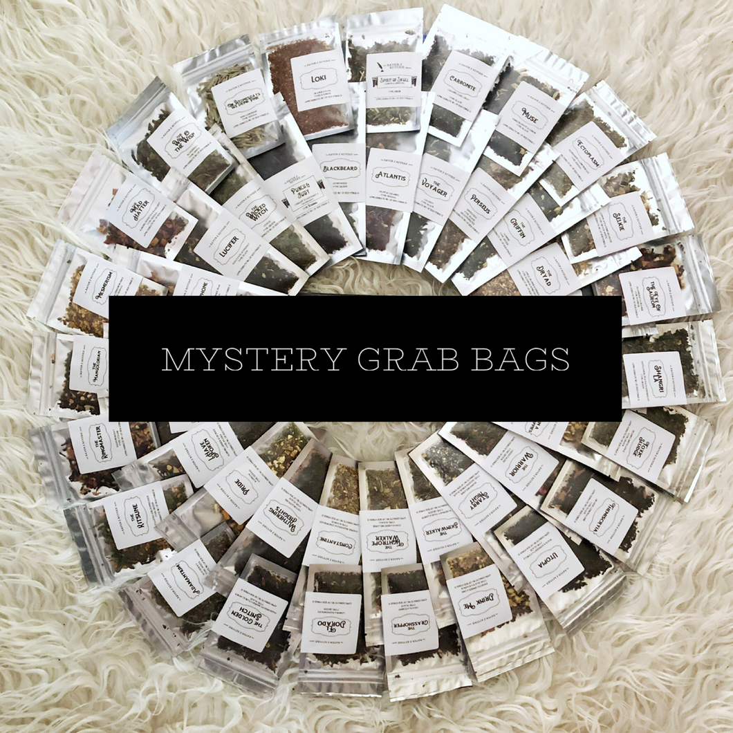 Loose leaf tea mystery grab bags!