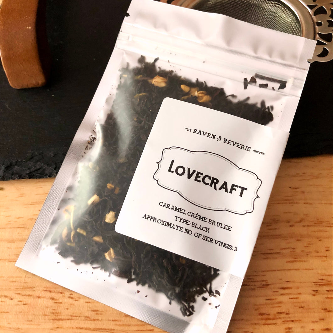 Lovecraft - caramel crème brûlée black tea