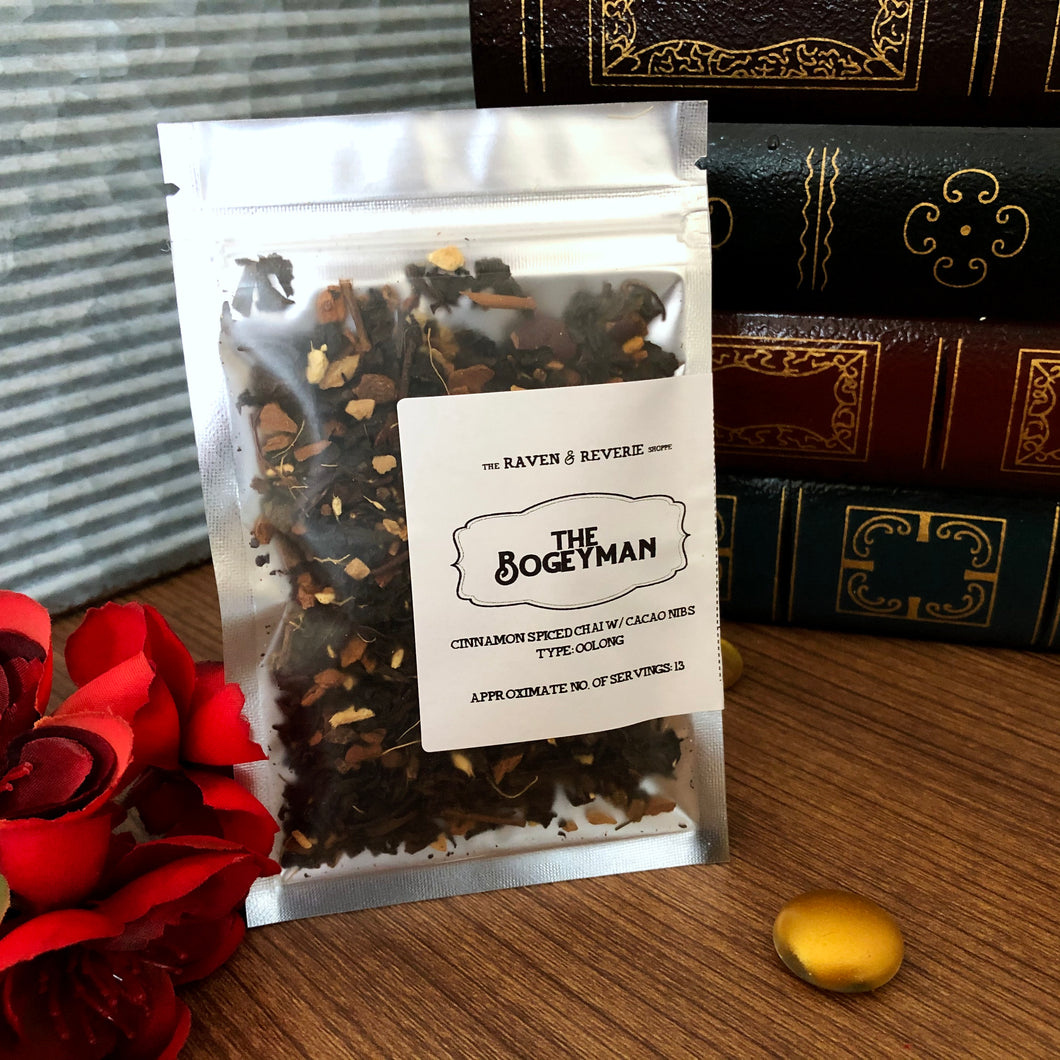 The Boogeyman (John Wick) - cinnamon spiced chai w/ cacao nibs oolong blend