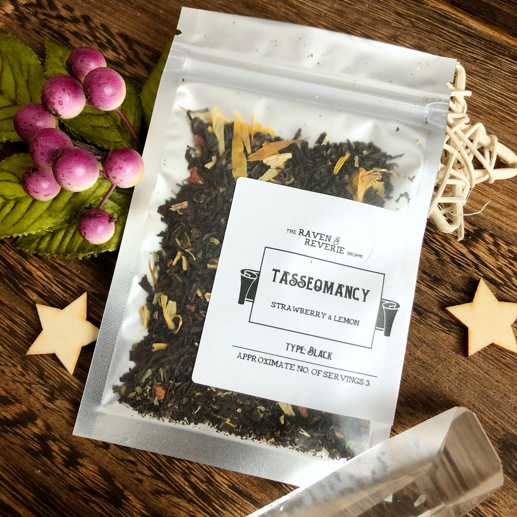 Tasseomancy - strawberry and lemon black tea blend